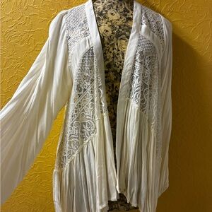 Daytrip White Lace Cardigan